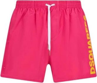 Dsquared2 Badmode, Heren, Roze, L, Boxer Midi