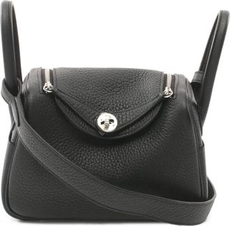 Herm&egrave;s Borsa a spalla Lindy mini 2024 - Nero