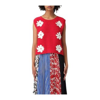 Msgm Mujer, Jerseys, Rojo, Talla: M