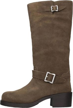 Ash Trinidad Heavy Suedeland - Dames - Hoge Laarzen - Bruin - 41 EU - Leer - Schoenen