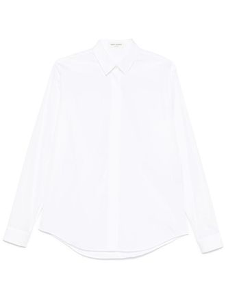 Saint Laurent cotton shirt - women - Cotton - 42 - White