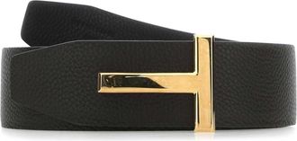 Tom Ford Dark Brown Leather Belt