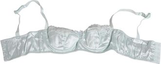 Dolce & Gabbana Semi-Padded Balconette BH - Dames - BHs - Blauw - L - Satijn - Ondergoed