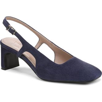 Naturalizer Carmen Slingback Pump in Midnight Blue at Nordstrom, Size 7