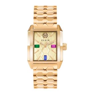 Philipp Plein Offshore Square 38Mm - Dames - Horloges - Geel - ONE Size - Accessoires