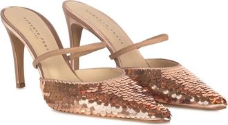 Roberto Festa Milano Heeled Mules - Dames - Muiltjes - Roze - 39 EU - Schoenen