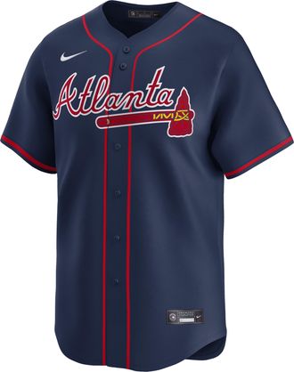 Nike Atlanta Braves Nike Mens Dri-FIT ADV MLB Limited Jersey in Blue | LM25AWA1AW-1U2