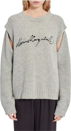 Maison Margiela Donna, Maglie, Grigio, L, new