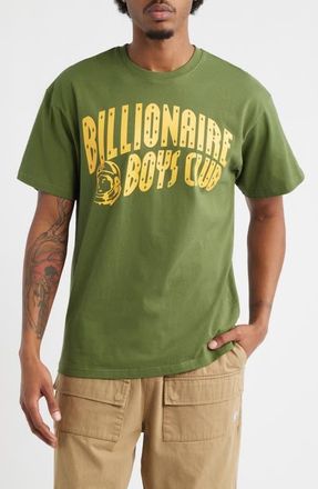 Billionaire Boys Club Curve Logo Short Sleeve Graphic T-Shirt in Cypress at Nordstrom, Size Xx-Large