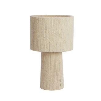 Light & Living L&aacute;mpara De Mesa - Pitino - Beige - Yute - E27 - - Light&living