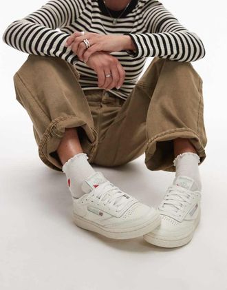 Reebok Club C 85 - Sneakers bianco sporco