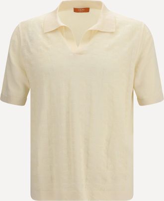 Cruna T-shirt Levanti con colletto e scollo a V Man 50