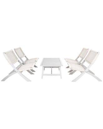 Safavieh Blaze Outdoor Grey 5Pc Coffee Table Set