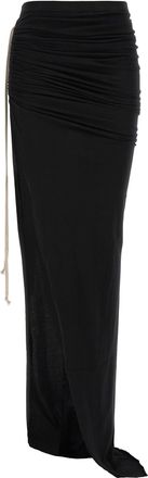 Rick Owens Drkshdw Womens Soft Edfu Skirt