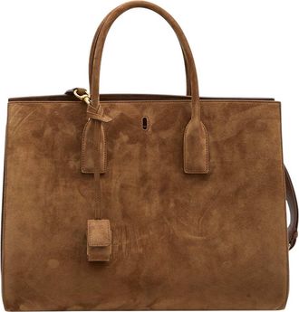 Saint Laurent Brown Sac De Jour Large Tote