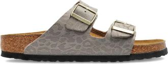 Birkenstock Arizona Leo - Dames - Sandalen - Grijs - 36 EU - Schoenen