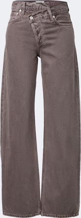 A Gold E Arc Criss Cross wide-leg jeans