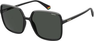 Polaroid PLD 6128/S 08A/M9 Womens Sunglasses Black Size 59