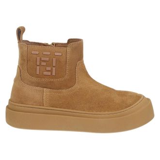 Fendi Botines de ante Filo - Shoes - Mujer - Marr&oacute;n - 37 EU