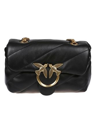 Pinko Love Mini Puff Sheepskin Shoulder Bag