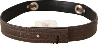 Costume National Leather Fastening Womens Belt