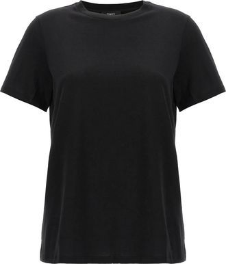 Theory T-shirt met ronde hals - Dames - T-shirts - Zwart - S - Katoen - Tops