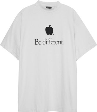 Balenciaga Be Different T-Shirt White Black 712398TNVB39784