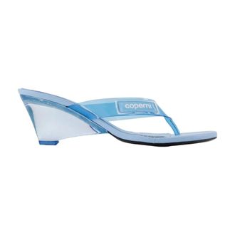 Coperni Lift Flip Flops - female - Coperni - Heeled Mules - Blue - 7 UK - Shoes