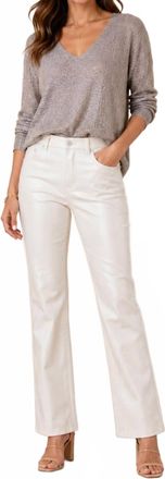 Insight Pleather Pant In Coconut