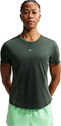 Nike Swift Aero-FIT Short-Sleeve Top - Dames - Sport - Groen - Maat: XS Poliester