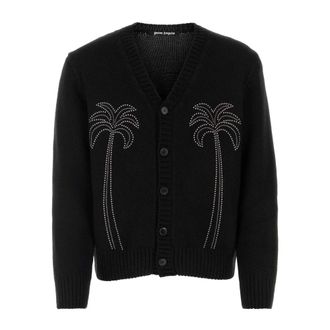 Palm Angels Hombre, Jerseys, Negro, Talla: L
