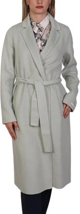Marella Jassen - Dames - Jas met riem - Groen - L - Jassen