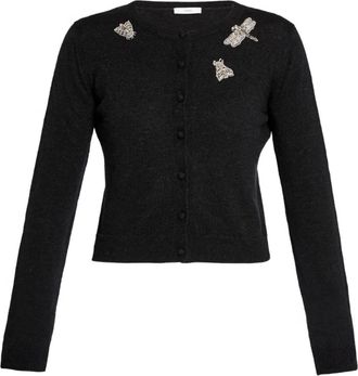 Erdem Cardigan girocollo - Nero