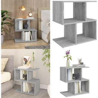 vidaXL Comodino Grigio Sonoma 50x30x51,5 cm in Legno Multistrato - Comodino moderno - Comodino grigio