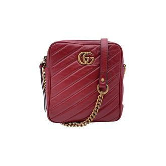Gucci Gucci leren crossbodytas GG Marmont