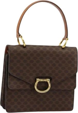 Celine Pre-owned Handbags, female, Brown, Size: ONE SIZE Pre-owned Vintage Hand Bag