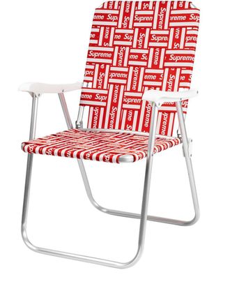 SUPREME logo lawn chair - unisex - Metal - OS - Red