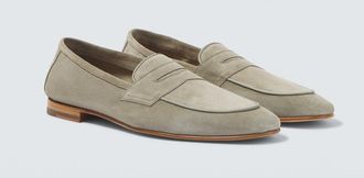 Frescobol Carioca Leme suede penny loafers
