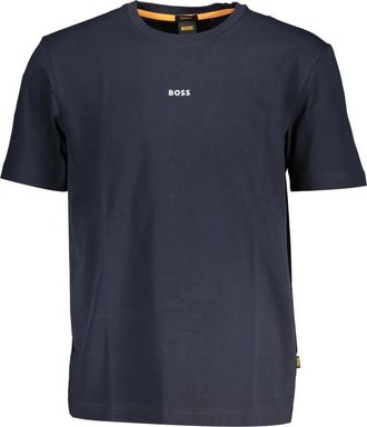 HUGO BOSS TChup T-Shirt - Heren - T-shirts - Blauw - S - Katoen - Tops