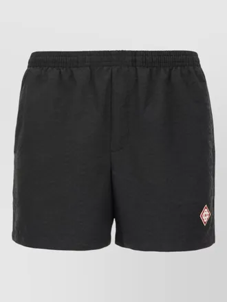 Casablanca polyester swim shorts all over pattern