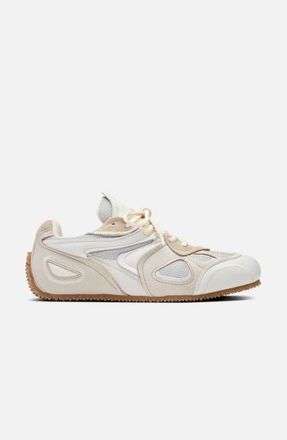 Axel Arigato Slow Leather Runner in Off White/gum at Nordstrom, Size 38