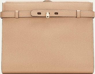 Valextra B-Tracollina Leather Shoulder Bag