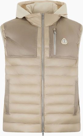 Moose Knuckles Mens CLOUD WALKER GILET - Cream - Size: 42/Regular