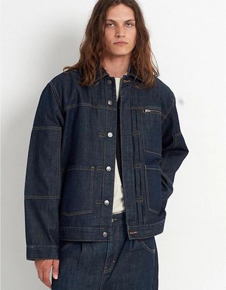 The Ragged Priest Mens Rag Control Jacket - Blue - Size: Regular/36
