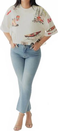 Free People Camp Crush Graphic Tee In Neutral Combo