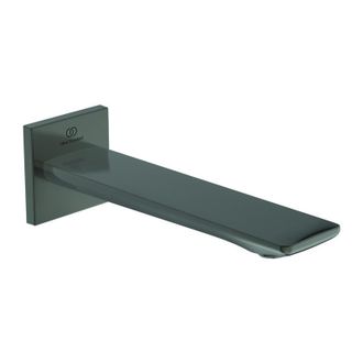 Ideal Ca&ntilde;o De Pared Check Saliente 160 Mm Magn&eacute;tico Gris Con Roseta Cuadrada Standard
