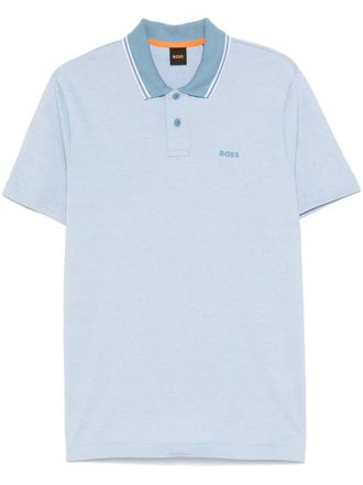 BOSS Piqu&eacute; poloshirt - Blauw
