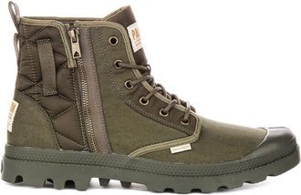 Palladium Lace-up Boots, male, Green, 4 UK, Pampa Detroit Zip