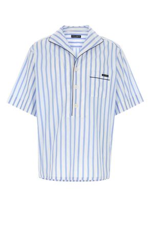 Dolce & Gabbana Light Blue Relaxed Shirt