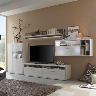 Loftscape home24 Wohnwand Arco I (4-teilig)